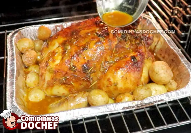 Como Assar Frango no Forno e Não Ficar Seco - Passo 9