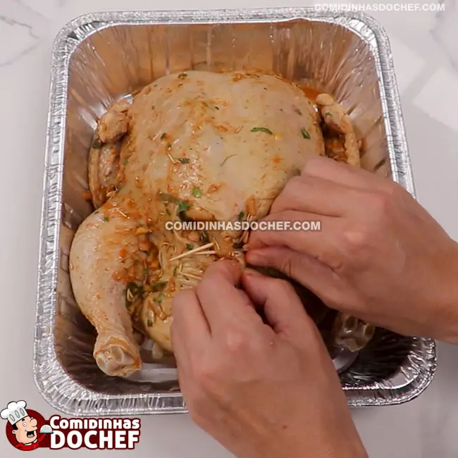 Frango Assado Inteiro - Passo 2