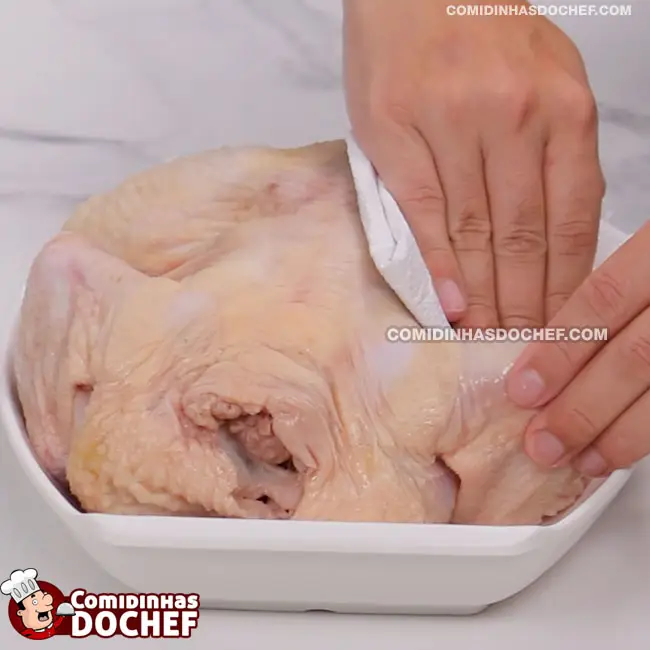 Frango Assado Inteiro - Passo 3