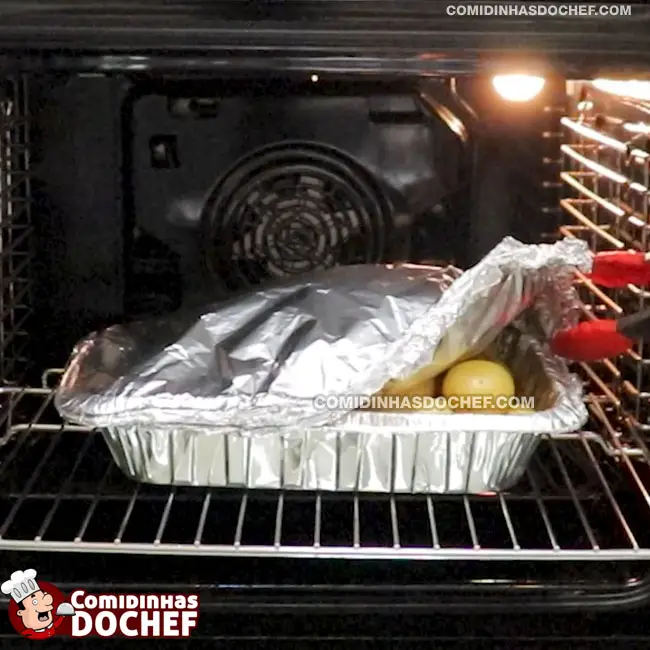 Frango Recheado para o Natal - Passo 6