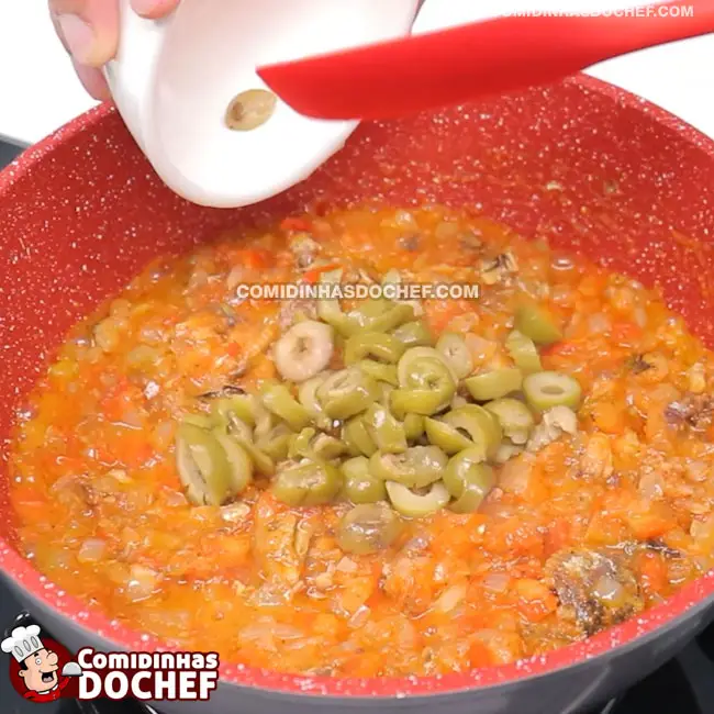 Macarrão com Sardinha e Creme de Leite - Passo 8