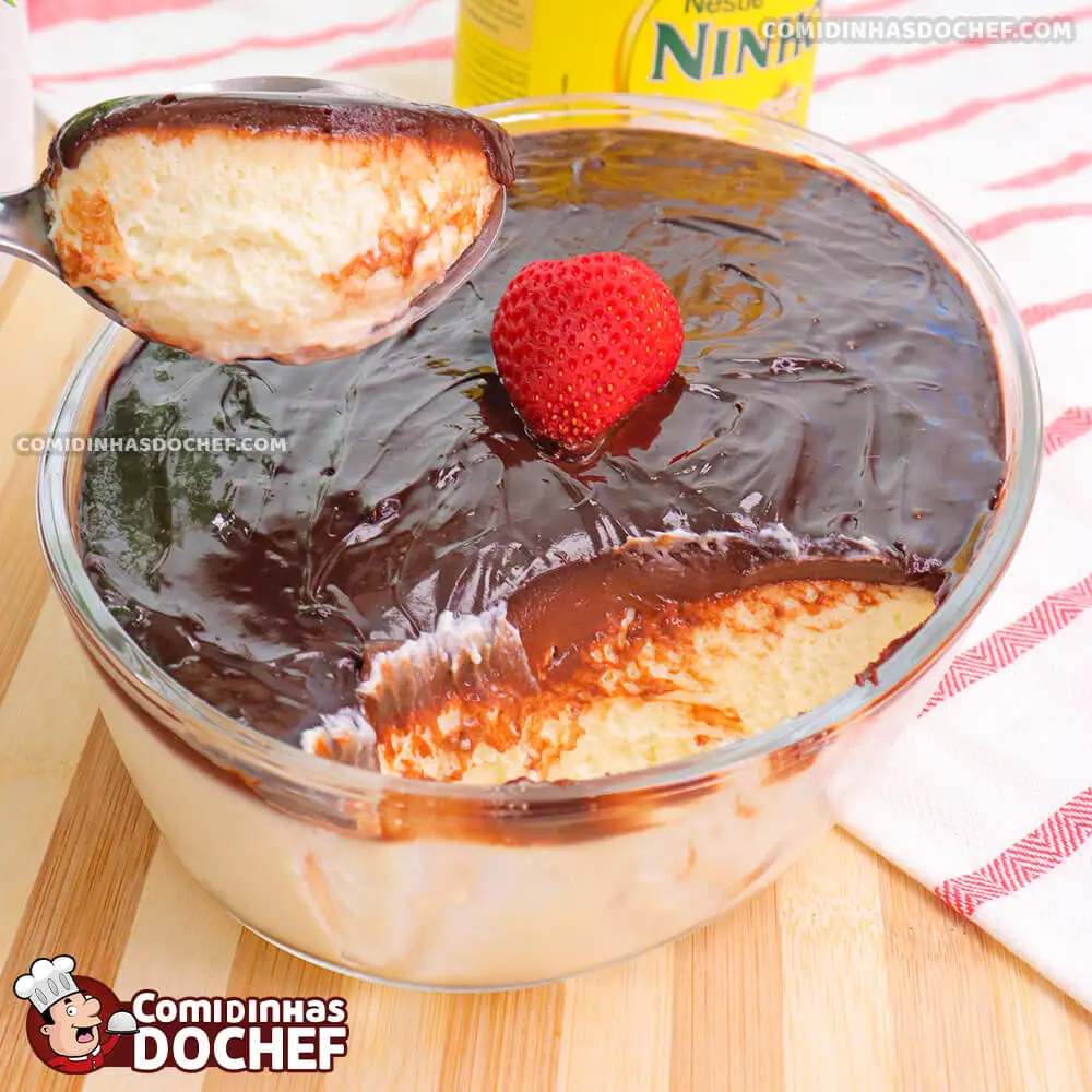 Mousse de Leite Ninho Com Ganache