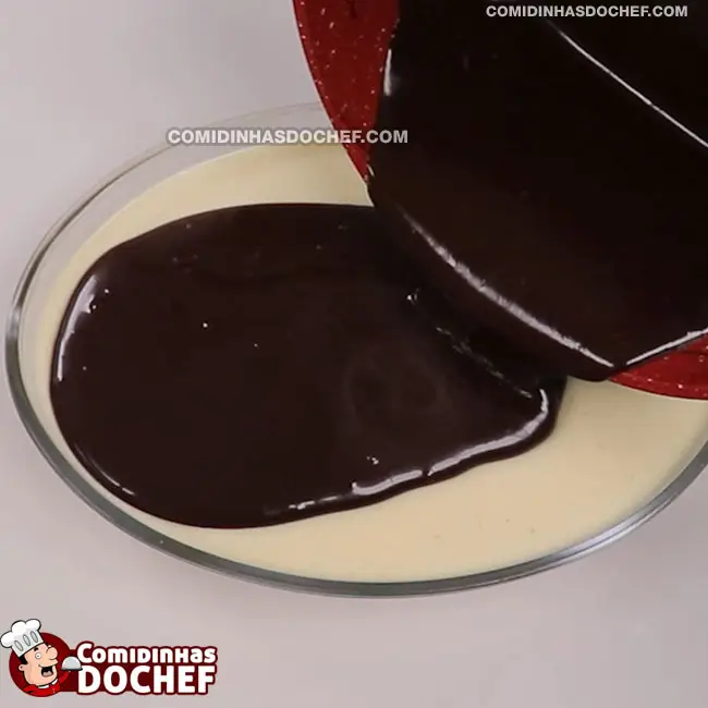 Mousse de Leite Ninho Com Ganache - Passo 3