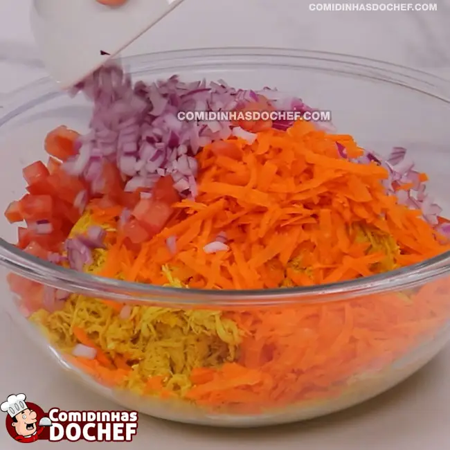 Patê de Frango para Sanduíche Natural - Passo 1