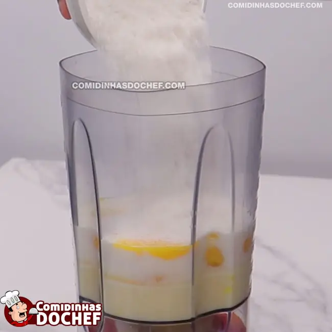 Pudim de Pão de Liquidificador - Passo 1