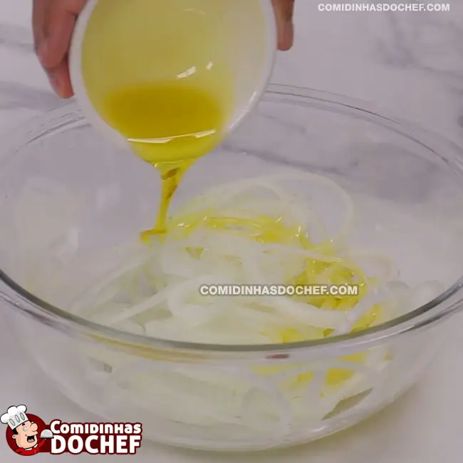 Salada de Cebola Crua - Passo 5