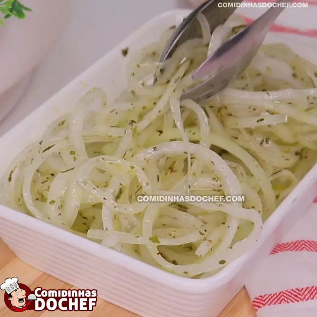 Salada de Cebola Crua - Passo 7