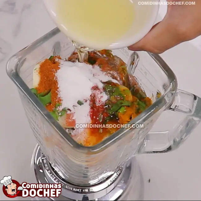 Temperar Frango para Assar na Máquina - Passo 1