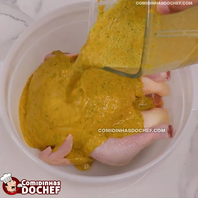 Temperar Frango para Assar na Máquina - Passo 4