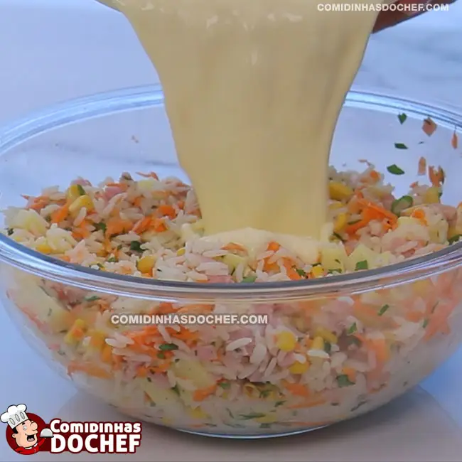 Arroz de Forno Simples com Arroz Cozido - Passo 5