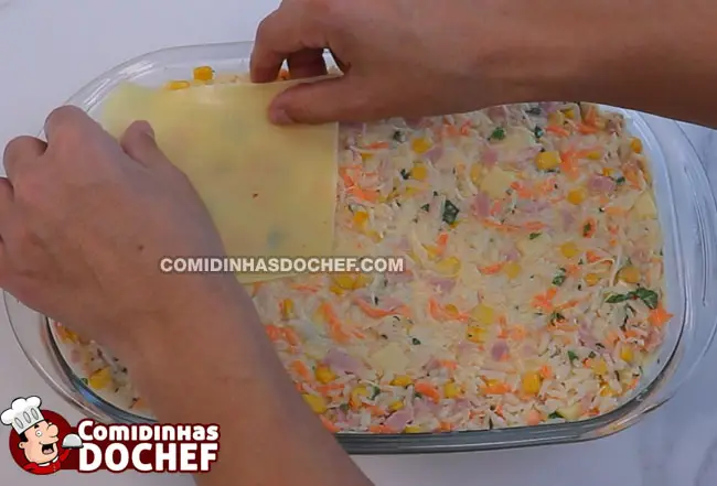 Arroz de Forno com Creme de Leite - Passo 6