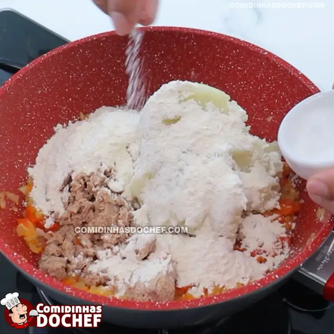Bolinho de Atum em Lata - Passo 6