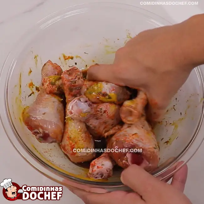 Como Fritar Coxa de Frango na AirFryer - Passo 1