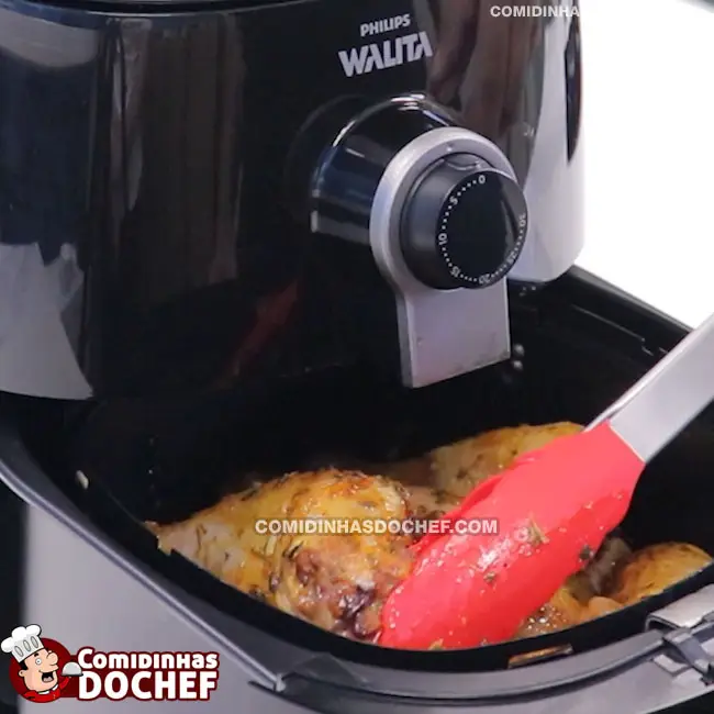 Como Fritar Coxa de Frango na AirFryer - Passo 5