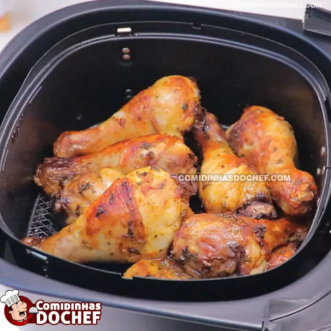 Como Fritar Coxa de Frango na AirFryer - Passo 6