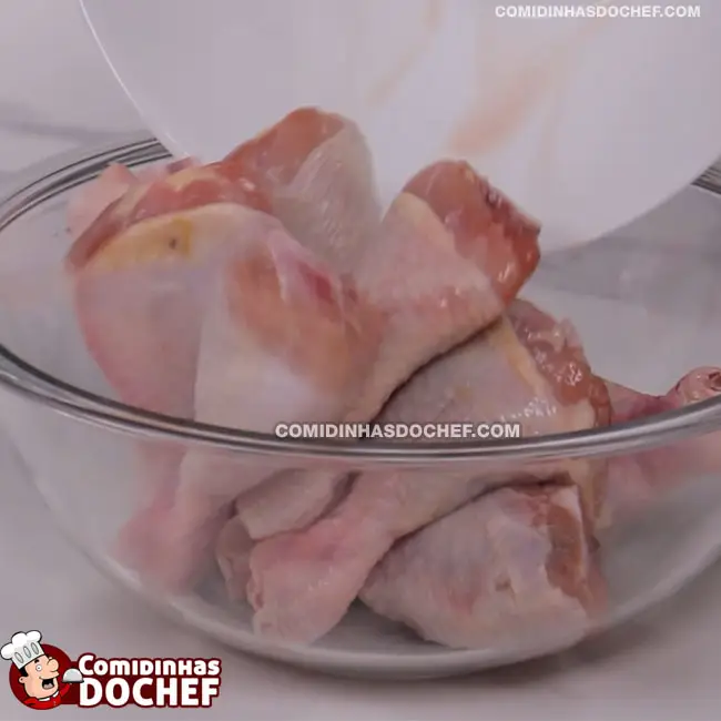 Coxa de Frango na AirFryer - Passo 1