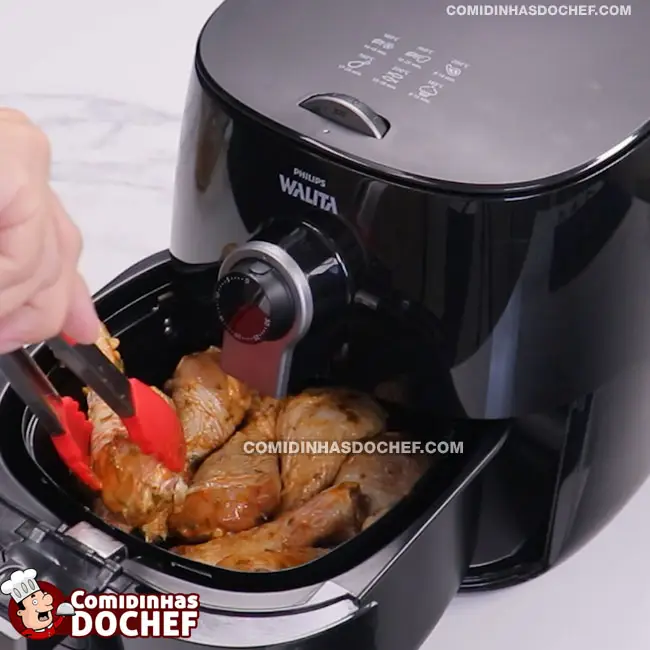Coxa de Frango na AirFryer - Passo 5