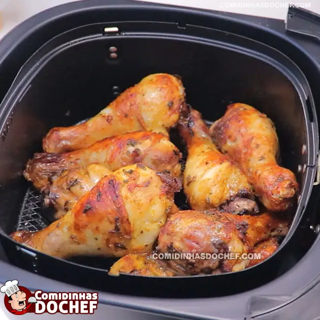 Coxa de Frango na AirFryer - Passo 7