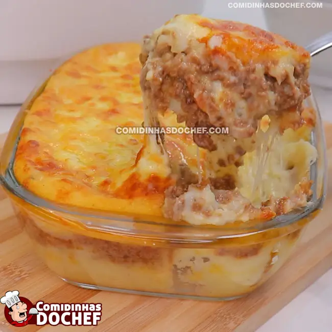 Escondidinho de Carne Moída com Purê de Batata - Passo 4