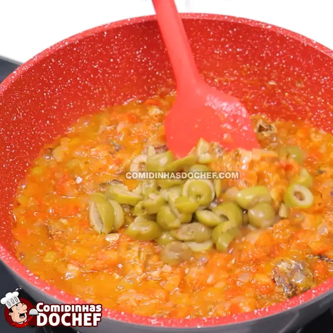 Macarrão com Sardinha Cremoso - Passo 7