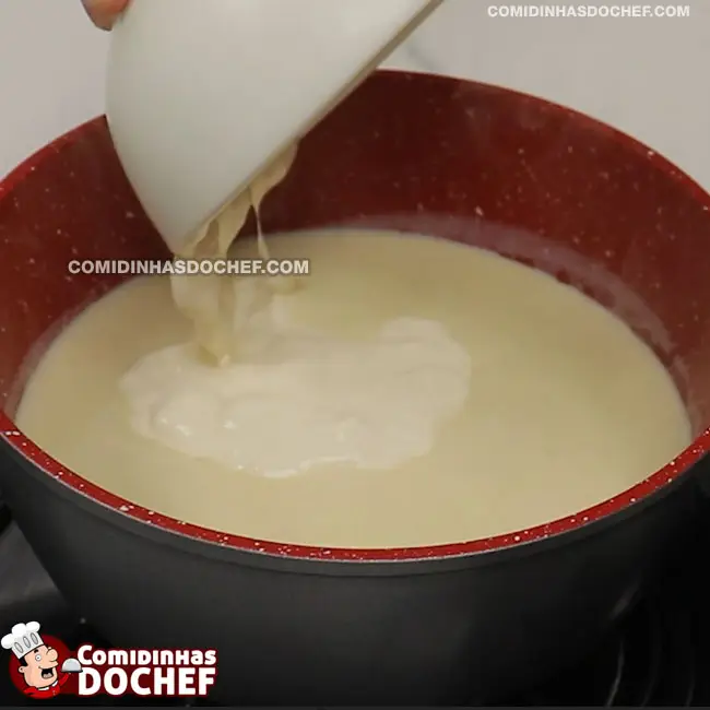 Molho Branco com Trigo - Passo 6