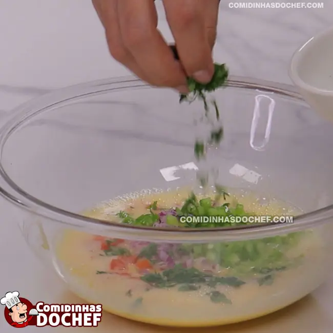 Omelete Saudável - Passo 2