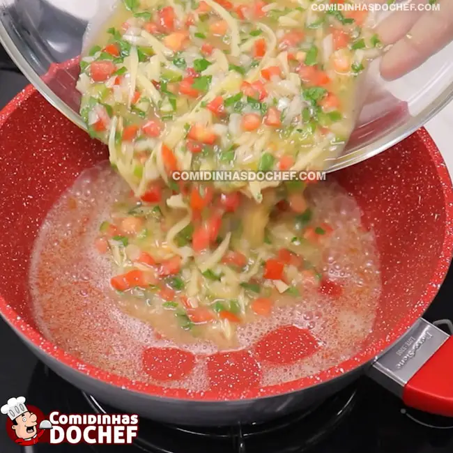Omelete com Queijo - Passo 6
