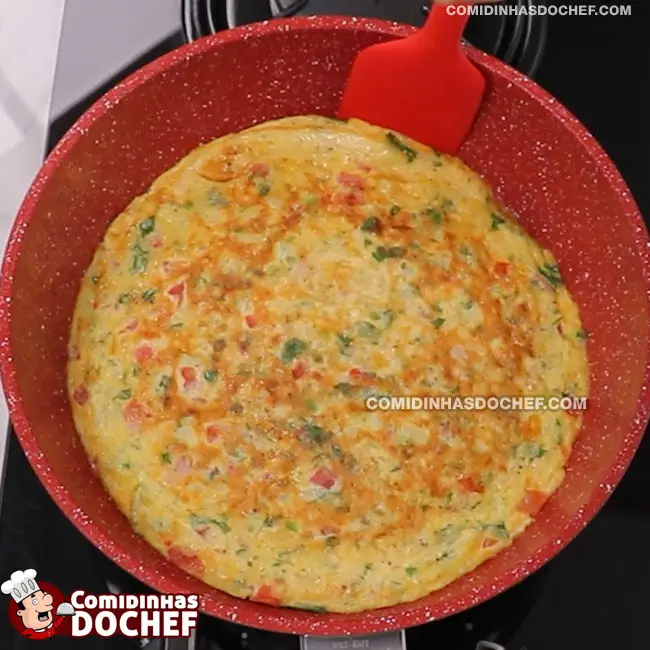 Omelete de Ovo Simples - Passo 6