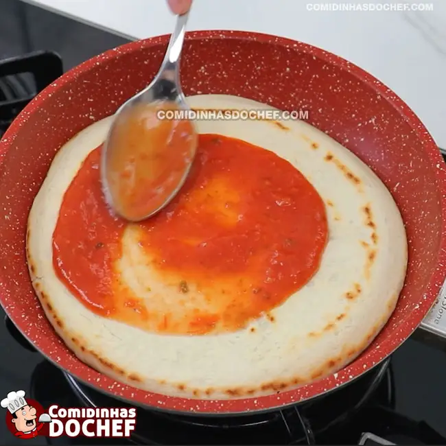 Pizza de Frigideira - Passo 1