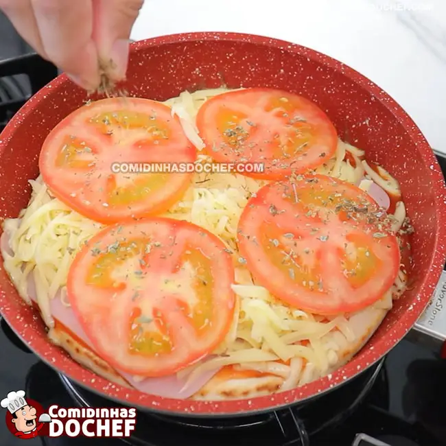 Pizza de Frigideira - Passo 3