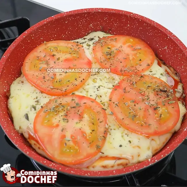 Pizza de Frigideira - Passo 4
