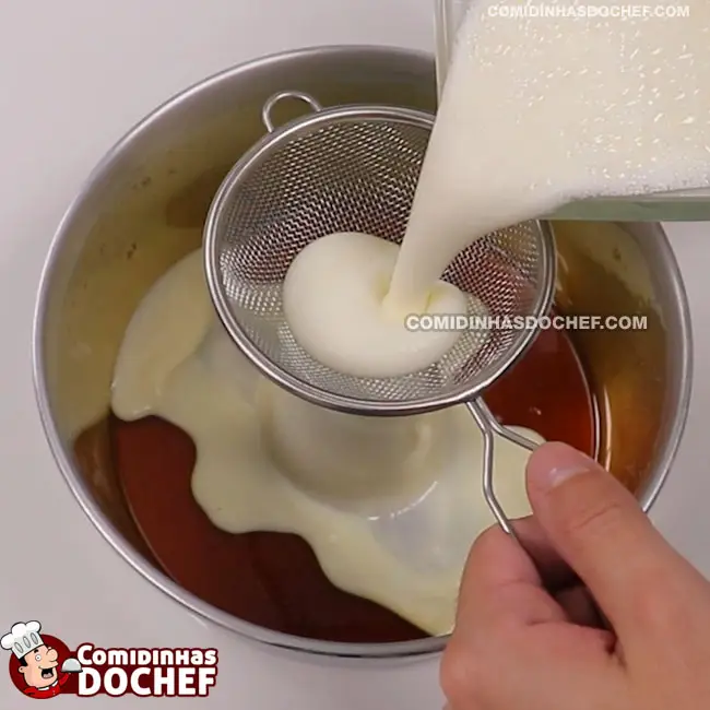 Pudim na AirFryer Simples - Passo 2