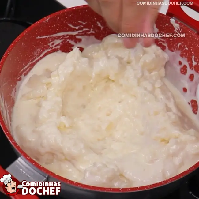 Purê de Mandioca com Creme de Leite - Passo 3