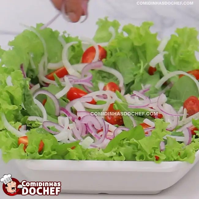 Salada Tropical para Casamento - Passo 2