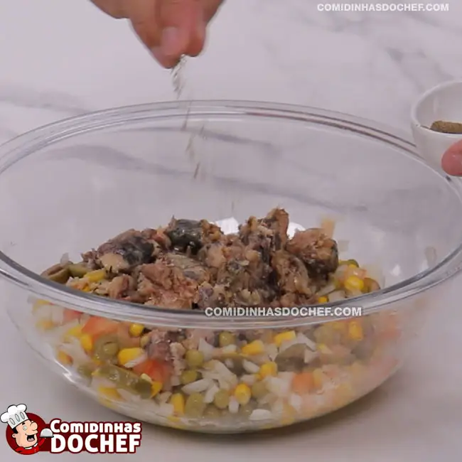 Torta de Sardinha Fofinha - Passo 2