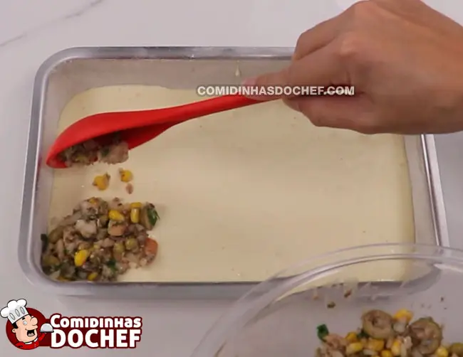 Torta de Sardinha Fofinha - Passo 5