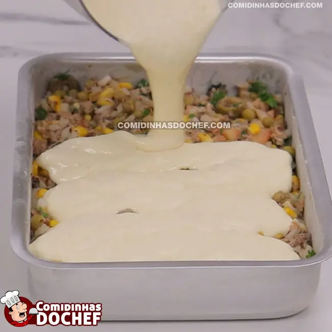 Torta de Sardinha Fofinha - Passo 6