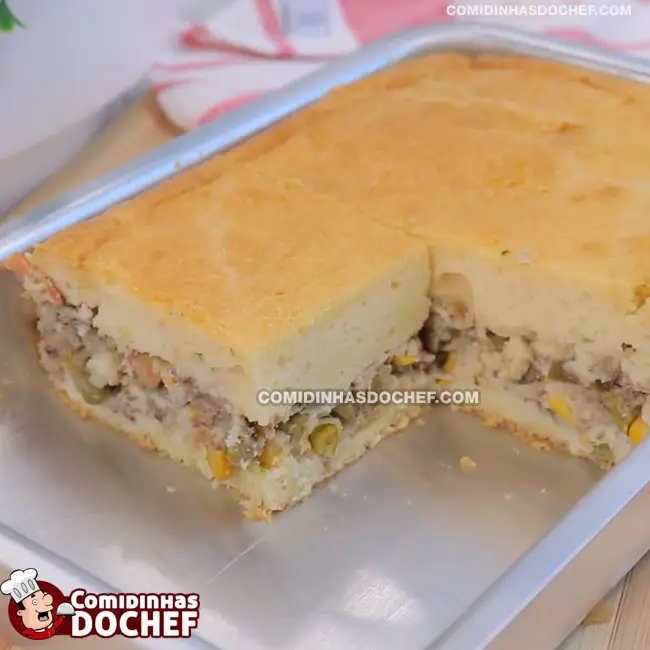 Torta de Sardinha Simples e Fácil - Passo 9