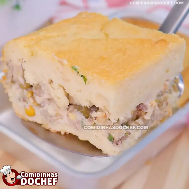 Torta de Sardinha em Lata Tradicional - Passo 8