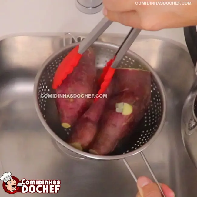 Cozinhar Batata Doce na Panela de Pressão - Passo 6
