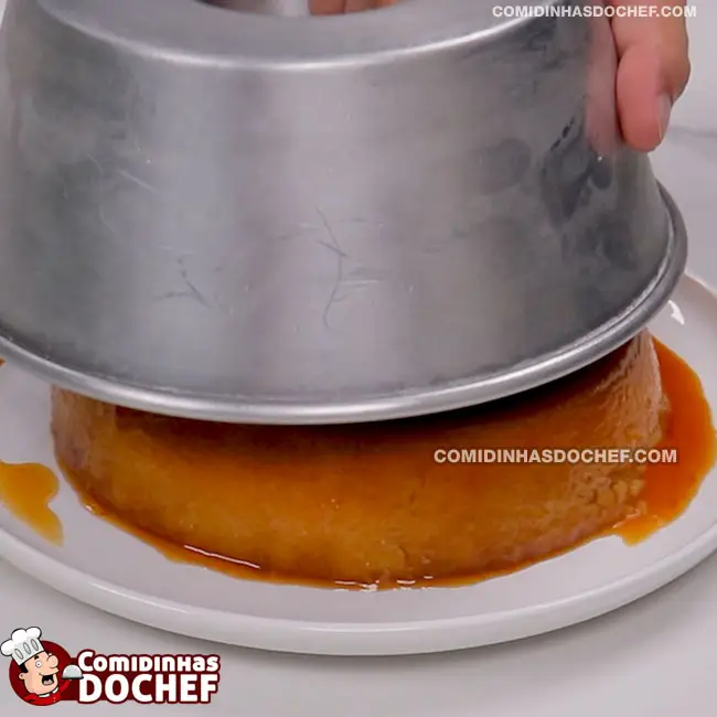 Pudim de Batata Doce com Leite Condensado - Passo 11
