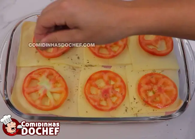 Torta de Pão de Forma Simples - Passo 7