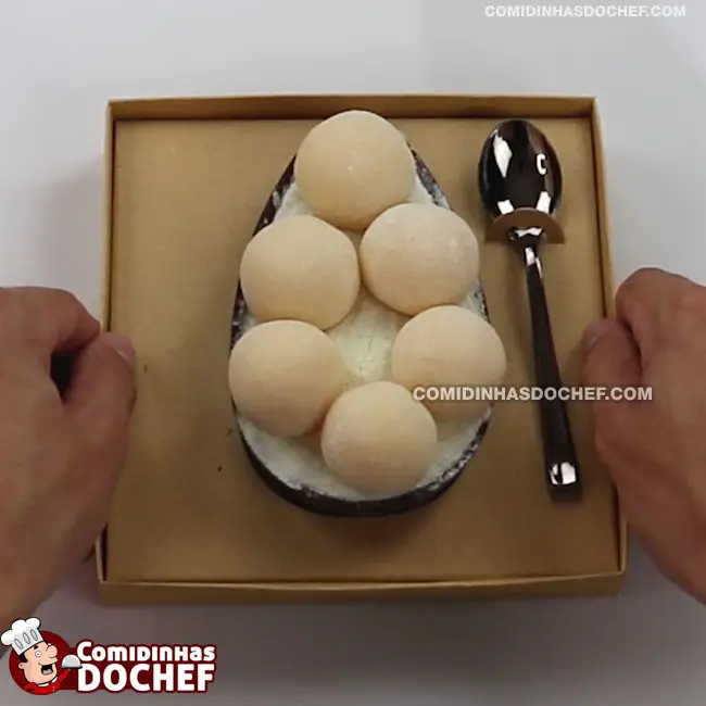 Ovo de Páscoa de Leite em Pó - Passo 6