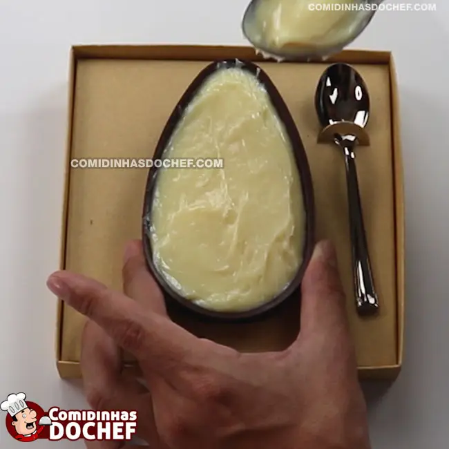 Recheio de Leite Ninho para Ovo de Páscoa - Passo 5