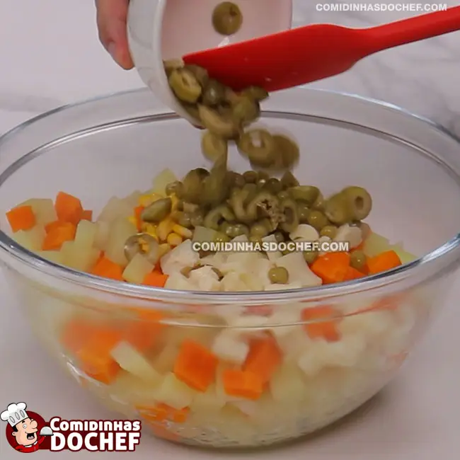 Salada de Maionese com Batata e Cenoura - Passo 6