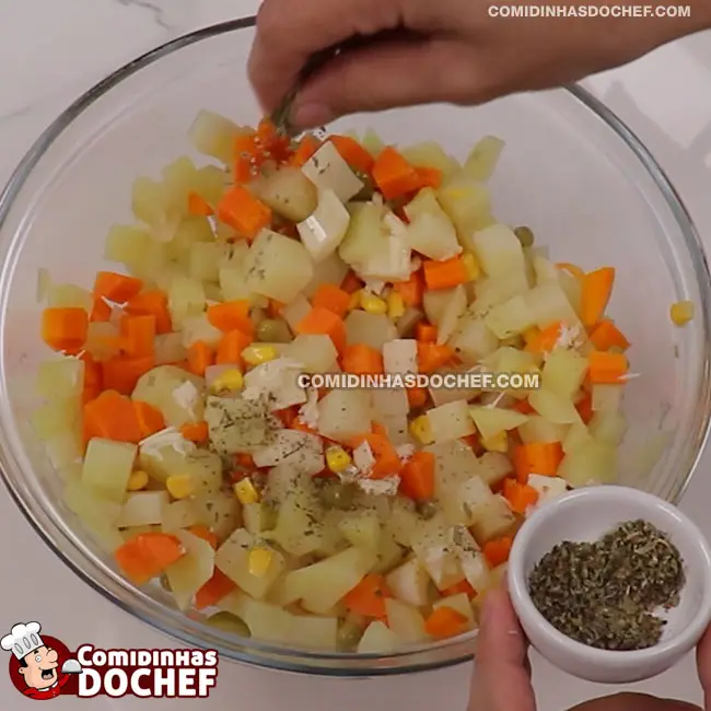 Salada de Maionese com Batata e Cenoura - Passo 7