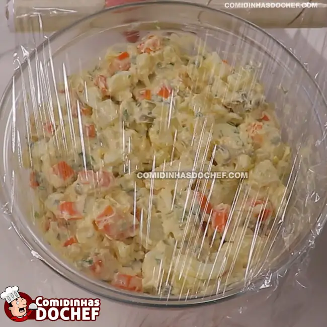 Salada de Maionese com Batata e Cenoura - Passo 9
