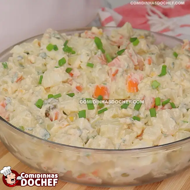 Salada de Maionese com Batata e Cenoura - Passo 10