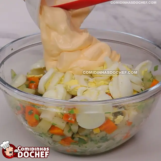 Salada de Maionese para Churrasco - Passo 8