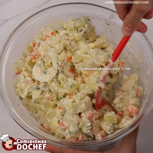 Salada de Maionese para Churrasco - Passo 9